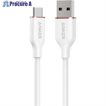 Anker USB-C ＆ USB-A ケーブル (Flow) 0.9m クラウドホワイト A85G1N21  1台 ▼724-6743