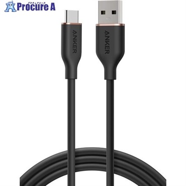 Anker USB-C ＆ USB-A ケーブル (Flow) 1.8m ミッドナイトブラック A85G1N12  1台 ▼724-6745