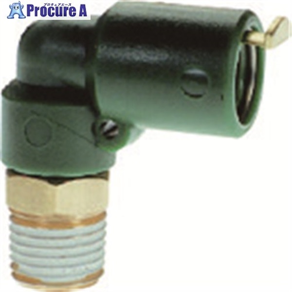 チヨダ タッチコネクターエルボコネクター(樹脂) 8mm・R1/4 RKL-8-02  1個 ▼808-4029