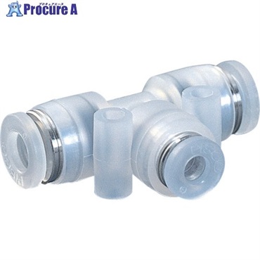 PISCO チューブフィッティング チューブフィッティングPP 違径ユニオンティー PPEG8-6  1個 ▼818-1807