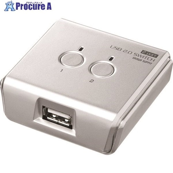 SANWA USB2.0手動切替器(2回路) SW-US22N  1個  サンワサプライ(株) ▼203-1749