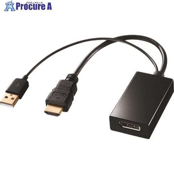 SANWA HDMI-DisplayPort変換アダプタ AD-DPFHD01  1個  サンワサプライ(株) ▼201-6424