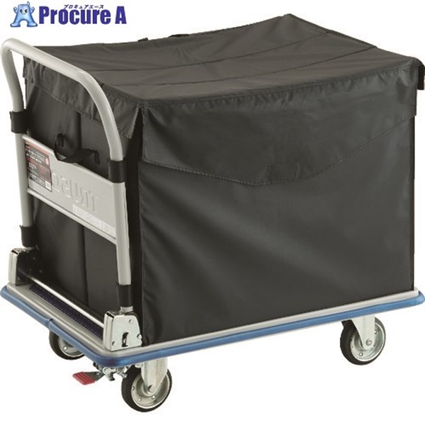 TRUSCO プレス製台車 ドンキーカート 折りたたみ式 CHBハンドトラックボックス付 ストッパー付 915X615 301NS-CHB  1台  トラスコ中山(株) ◇