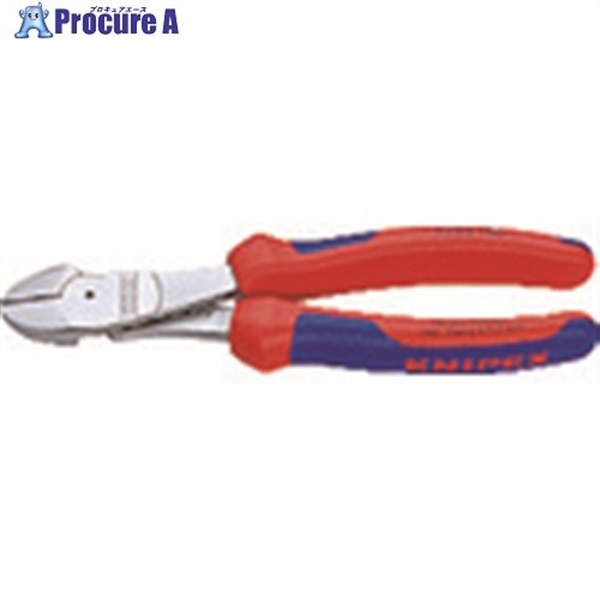 KNIPEX 7405-140 強力型ニッパー140mm 7405-140  1丁  KNIPEX社 ▼497-2503
