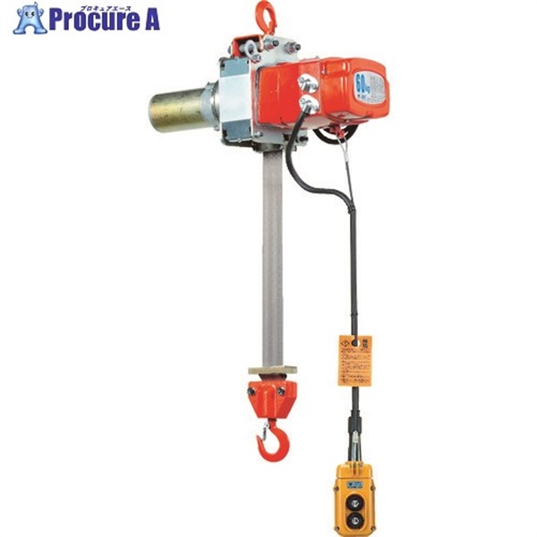 象印 電気ホイスト 単相100Vファイバーホイスト(1速型)60KG・5m (BES-60) BES-K0650  1台 ▼242-2301