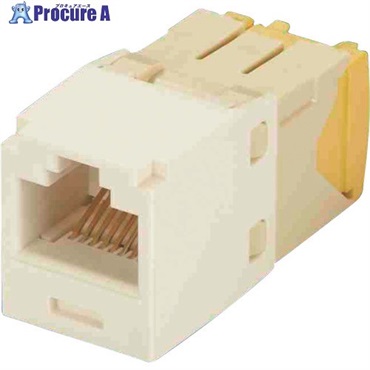 PANDUIT カテゴリ5E モジュラージャック(細径タイプ) TGタイプ 28・30AWG オフホワイト CJT5E88TGIW  1個  パンドウイットコーポレーション ▼128-0428