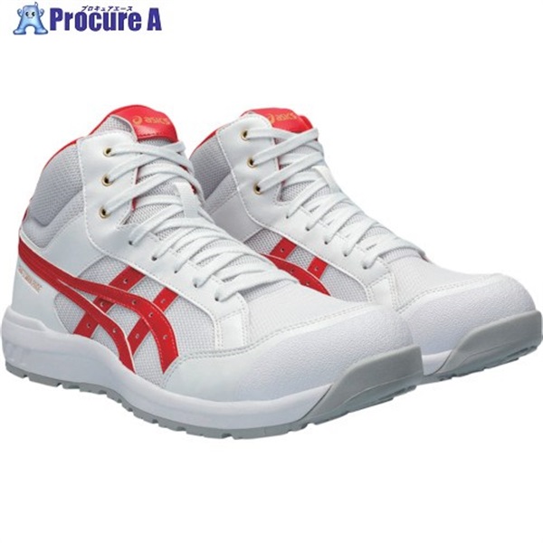 ASICS ウィンジョブ CP218 ホワイト/クラシックレッド 30.0cm