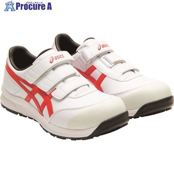 ASICS ダイヤル式安全靴 ホワイト/ネイビー/レッド ASICS CP307 asics アシックス ダイヤル式安全靴 新構造 Boa