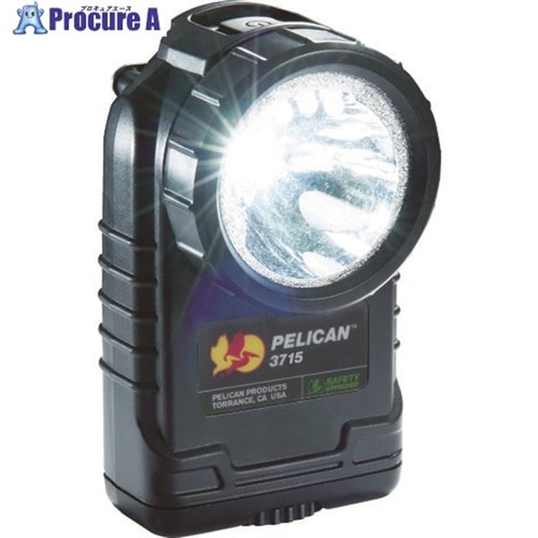 PELICAN 3715 LEDフラッシュライト 黒 3715LEDBK 1個 PELICAN PRODUCTS