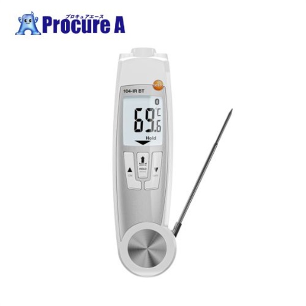 TESTO 赤外放射温度計 testo 104-IR BT TESTO104-IR  1個  (株)テストー ■▼701-7177